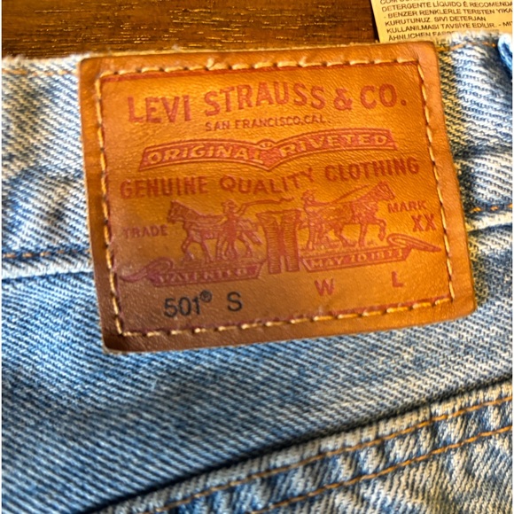 Levis 501 Skinny Jeans Size 24 - Picture 5 of 8